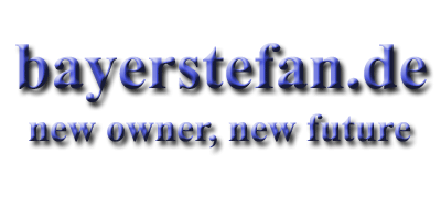 Willkommen auf bayerstefan.de
